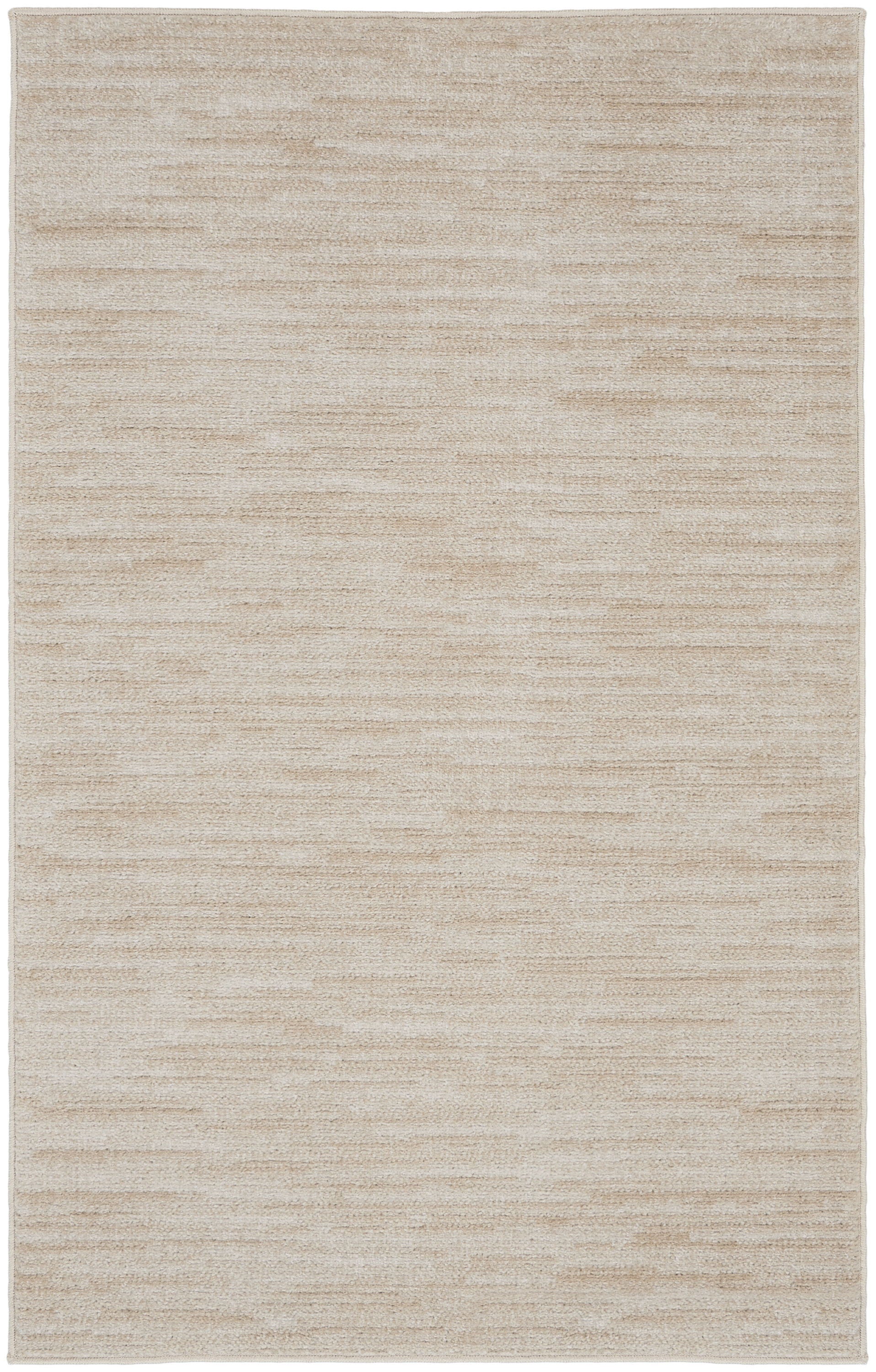 3' X 5' Non Skid Indoor / Outdoor Area Rug - Ivory / Beige