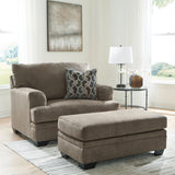 Stonemeade - Living Room Set Dark Brown 2 Pc. Chair And A Half, Ottoman by Signature Design by Ashley® | Bel Furniture