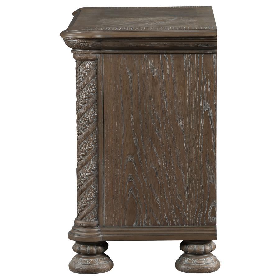 Emmett - 3-Drawer Nightstand - Walnut