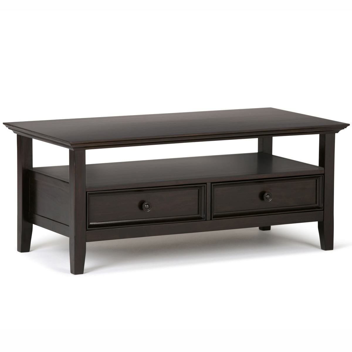 Amherst - Coffee Table - Hickory Brown by Simpli-Home | Bel Furniture