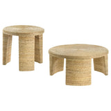 Artina - Rattan Coffee And End Table Set by Coaster Fine Furniture | Bel Furniture
