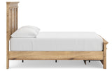 Makidern - Panel Storage Bed With Storage Footboard