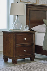 Danabrin - Brown - Two Drawer Nightstand by Signature Design by Ashley® | Bel Furniture