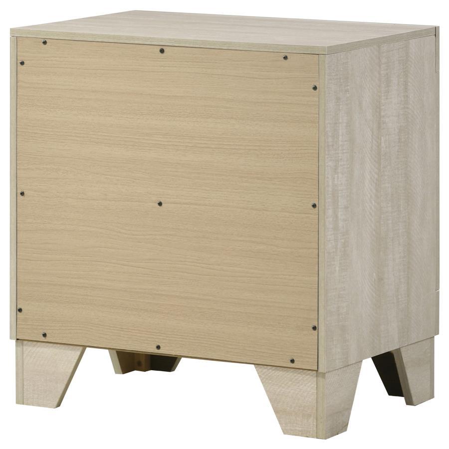 Trenton - 2-Drawer Nightstand Bedside Table - Rustic Cream by Coaster Fine Furniture | Bel Furniture