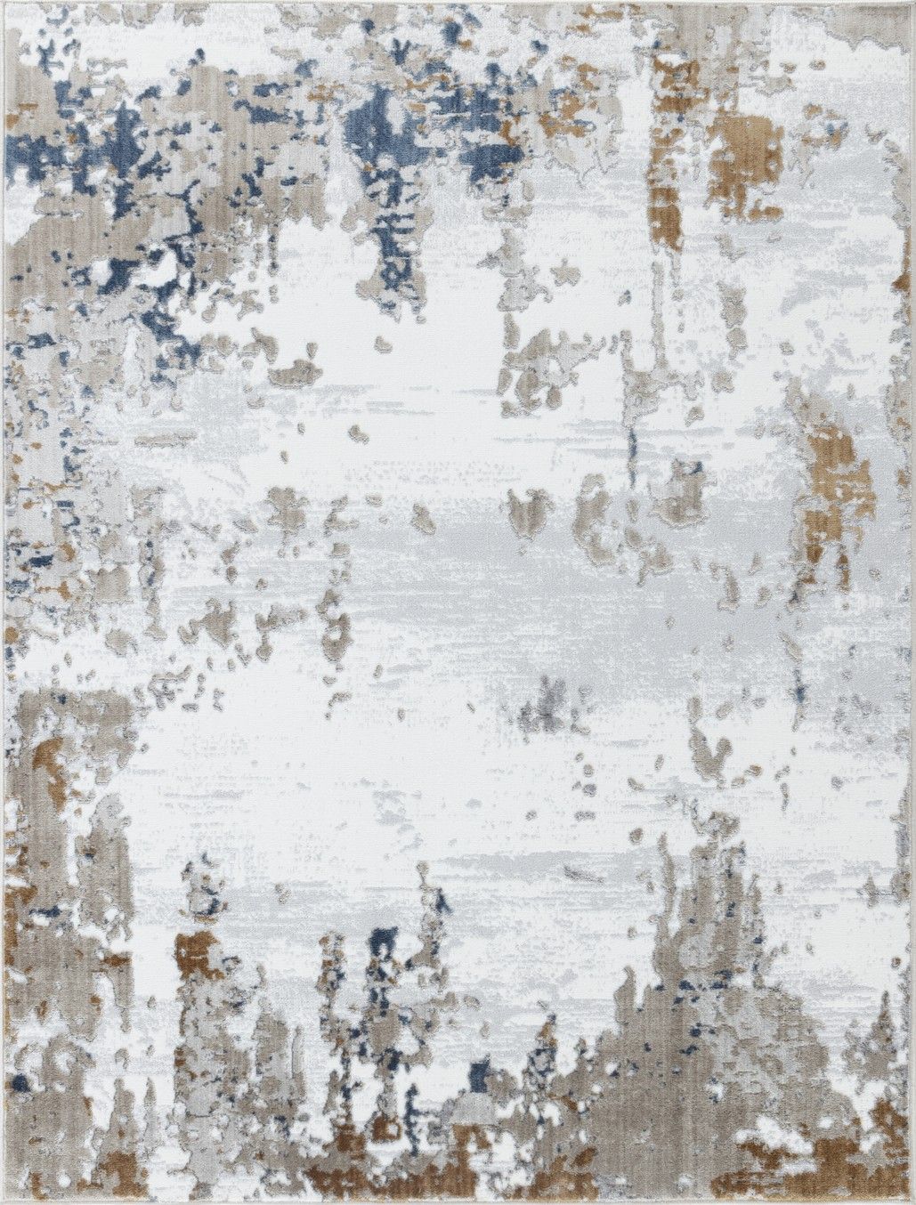 Textures - GC_ART2003 Area Rug White by Icona Home Decor | Bel Furniture