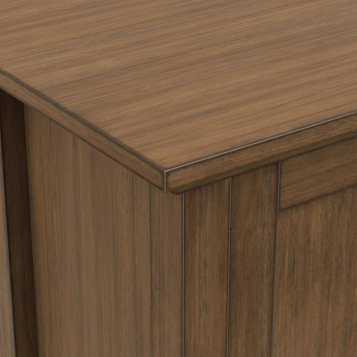 Redmond - TV Media Stand - Rustic Natural Aged Brown