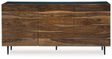 Darrey - Natural / Brown - Accent Cabinet by Signature Design by Ashley® | Bel Furniture