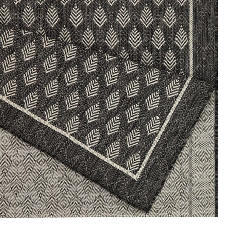 Sunshine - 5'3" X 7'3" Indoor, Outdoor Polypropylene Area Rug - Anthracite - view 4