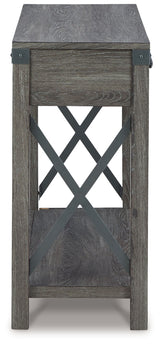 Freedan - Console Sofa Table - Grayish Brown