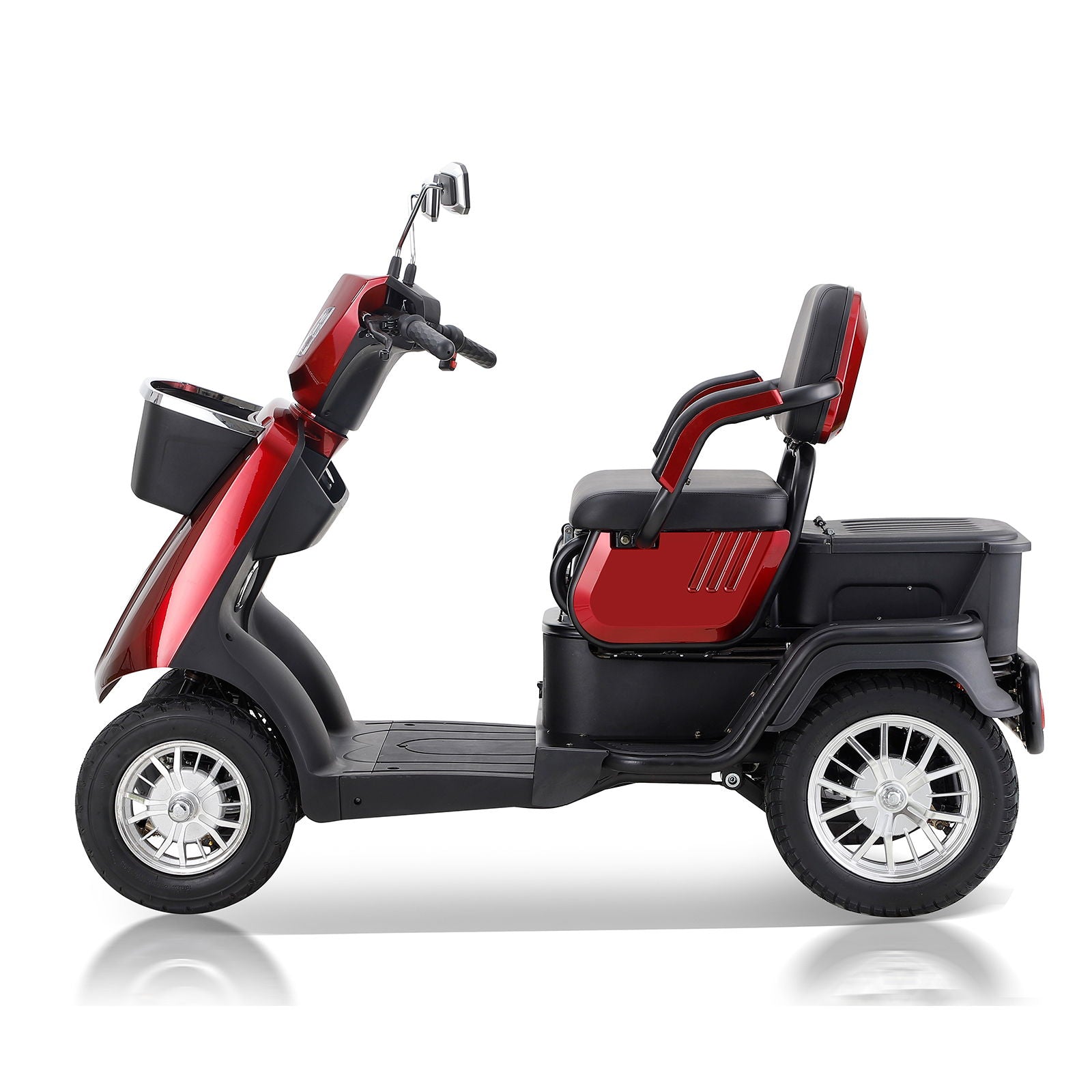 Heavy Duty 4 Wheel Mobility Scooters For Seniors & Adults 500 Lbs Capacity