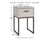 Socalle - One Drawer Night Stand