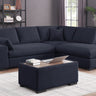 Joshua - 100" Sectional Sofa with Right Facing Chaise and Console Ottoman by Lilola Home | Bel Furniture