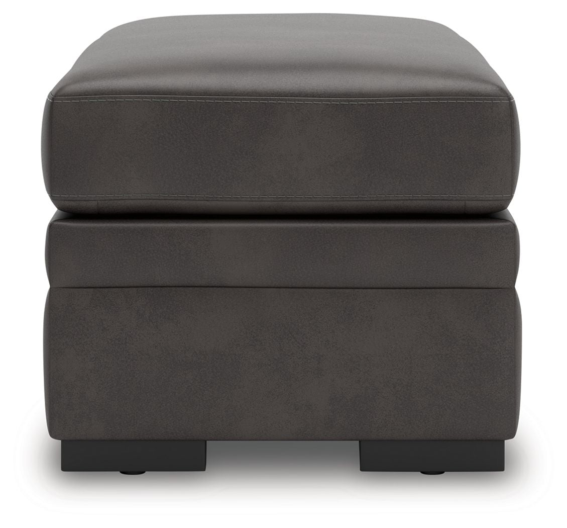 Lofton-Pike - Shadow - Oversized Accent Ottoman by Signature Design by Ashley® | Bel Furniture