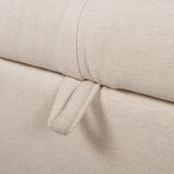 Jacqueline - Tufted Roll Arm Storage Bench by Jennifer Taylor Home | Bel Furniture