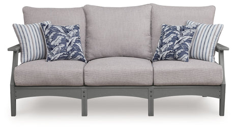 Cove Beach - Sofa With Cushion - Gray - view 5