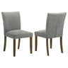 Cantley - Upholstered Dining Side Chair (Set of 2) Gray by Coaster Fine Furniture | Bel Furniture