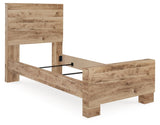 Hyanna - Twin Panel Bed - Tan