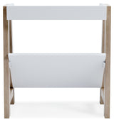 Blariden - White / Tan - Small Bookcase by Signature Design by Ashley® | Bel Furniture