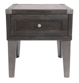Todoe - Dark Gray - Rectangular End Table by Signature Design by Ashley® | Bel Furniture