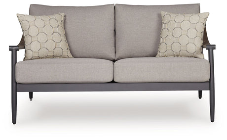 Ocean Beach - Loveseat With Cushion - Gray - view 5