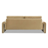 Mason - Arched Arm Sofa - Camel Brown Beige by Jennifer Taylor Home | Bel Furniture