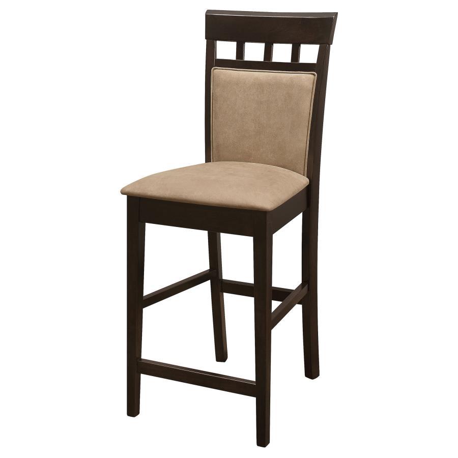 Gabriel - Closed Back Counter Chair (Set of 2) - Cappuccino by CoasterEveryday | Bel Furniture
