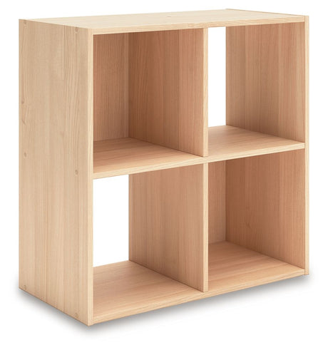 Piperton - Cube Organizer - Wood Beige 4 Shelves by Signature Design by Ashley® | Bel Furniture