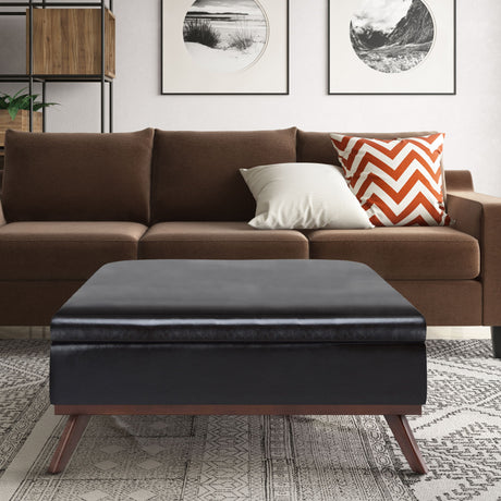 Owen - Multifunctional Square Coffee Table Storage Ottoman - view 87