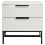 Sonora - 2-Drawer Nightstand Bedside Table - White by Coaster Fine Furniture | Bel Furniture