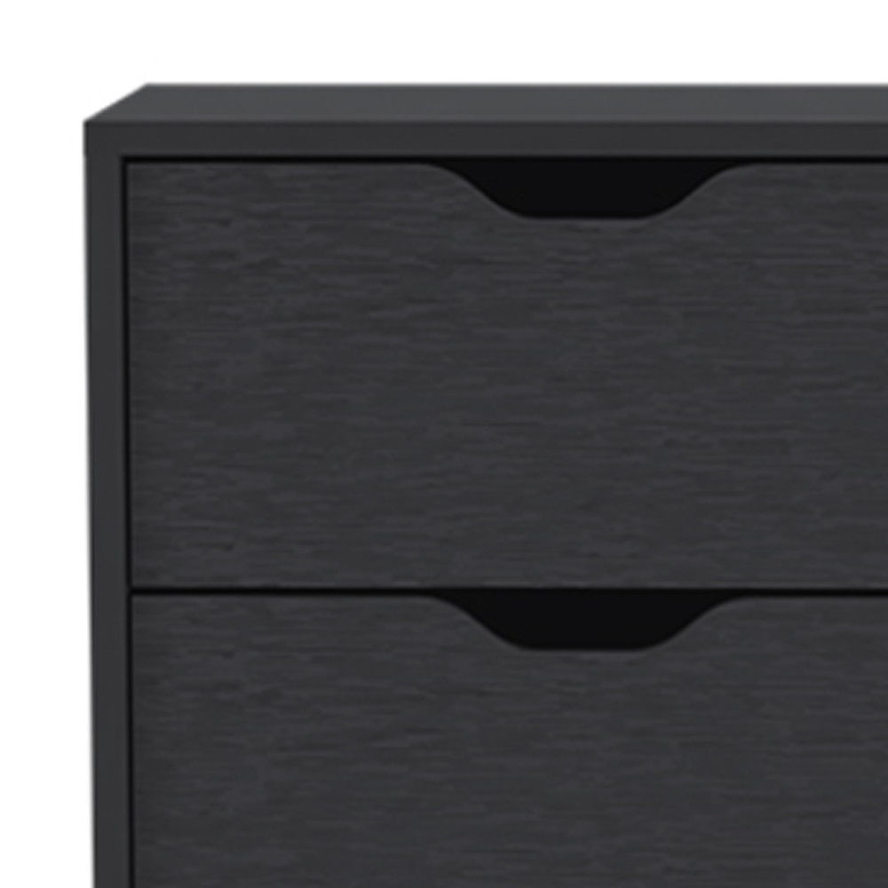 5 Drawer Standard Chest - Black