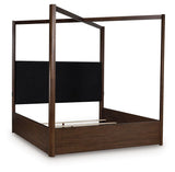 Dilenno - Canopy Bed Dark Brown by Signature Design by Ashley® | Bel Furniture