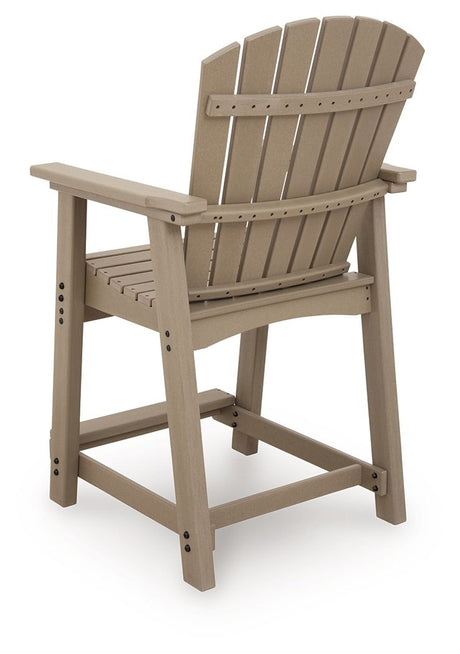 Seacliff Beach - Barstool (Set of 2) - Medium Brown - view 7