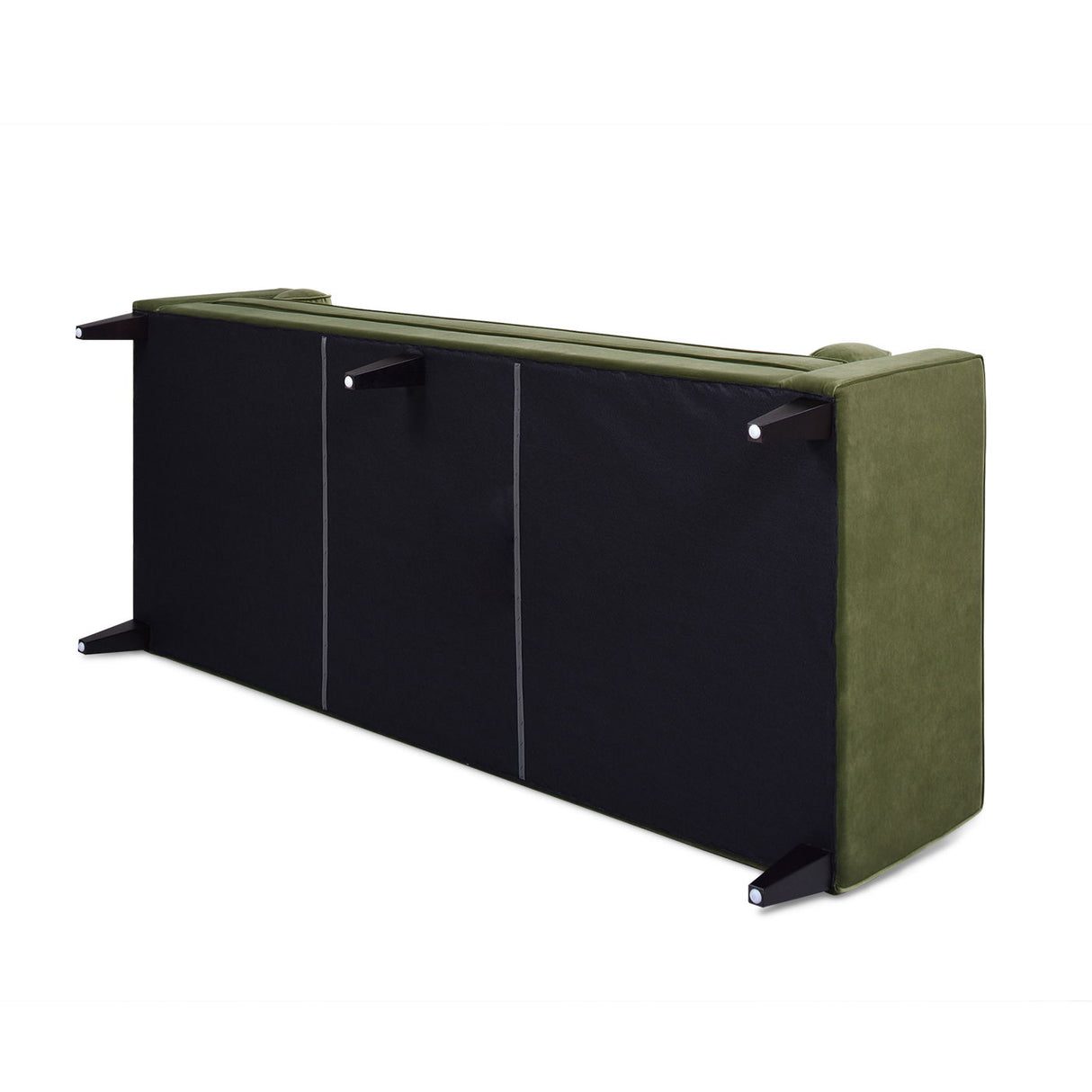 Nicholi - Mid-Century Modern Sofa - Olive Green by Jennifer Taylor Home | Bel Furniture