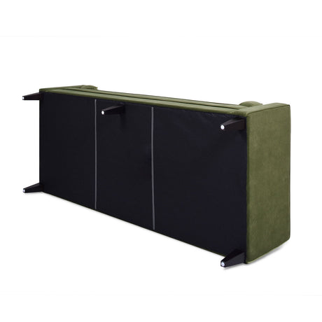 Nicholi - Mid-Century Modern Sofa - Olive Green by Jennifer Taylor Home | Bel Furniture