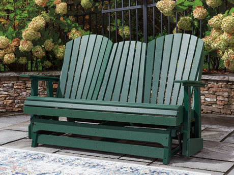 Shell Beach - Loveseat Glider - Green - view 7