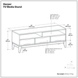 Harper - Handcrafted TV Media Stand
