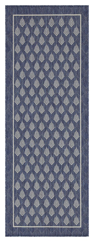 Sunshine - 2'7" X 7'3" Indoor / Outdoor Area Rug Polypropylene Blue by Icona Home Decor | Bel Furniture
