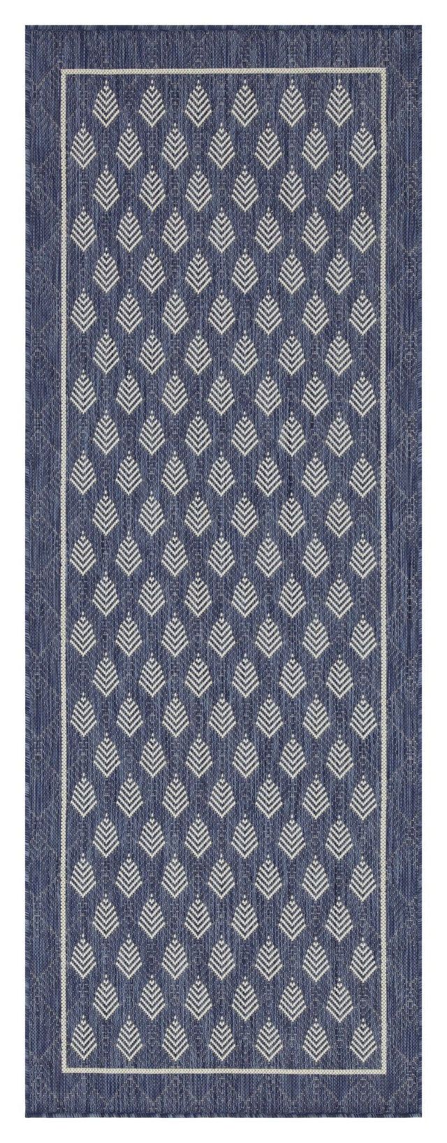 Sunshine - 2'7" X 7'3" Indoor / Outdoor Area Rug Polypropylene Blue by Icona Home Decor | Bel Furniture