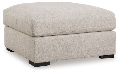 Ballyton - Sand - Oversized Accent Ottoman by Benchcraft® | Bel Furniture