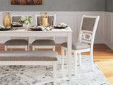 Erinberg - Antique White - Dining Room Table Set (Set of 6) by Signature Design by Ashley® | Bel Furniture
