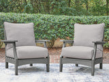 Cove Beach - Lounge Chair With Cushion (Set of 2) - Gray