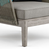 Carmel - Outdoor Conversation Chair - Sand Drift by Simpli-Home | Bel Furniture