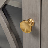 Dauphin - TV Stand Storage Display Console Table - Gray Cashmere by Jennifer Taylor Home | Bel Furniture