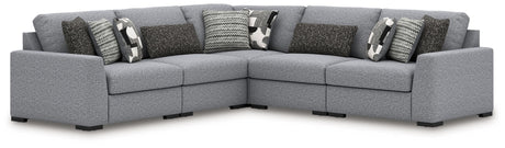 Bealton - Sectional Gray 5 Pc. Sectional by Benchcraft® | Bel Furniture