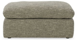 Dramatic - Granite - Ottoman by Benchcraft® | Bel Furniture