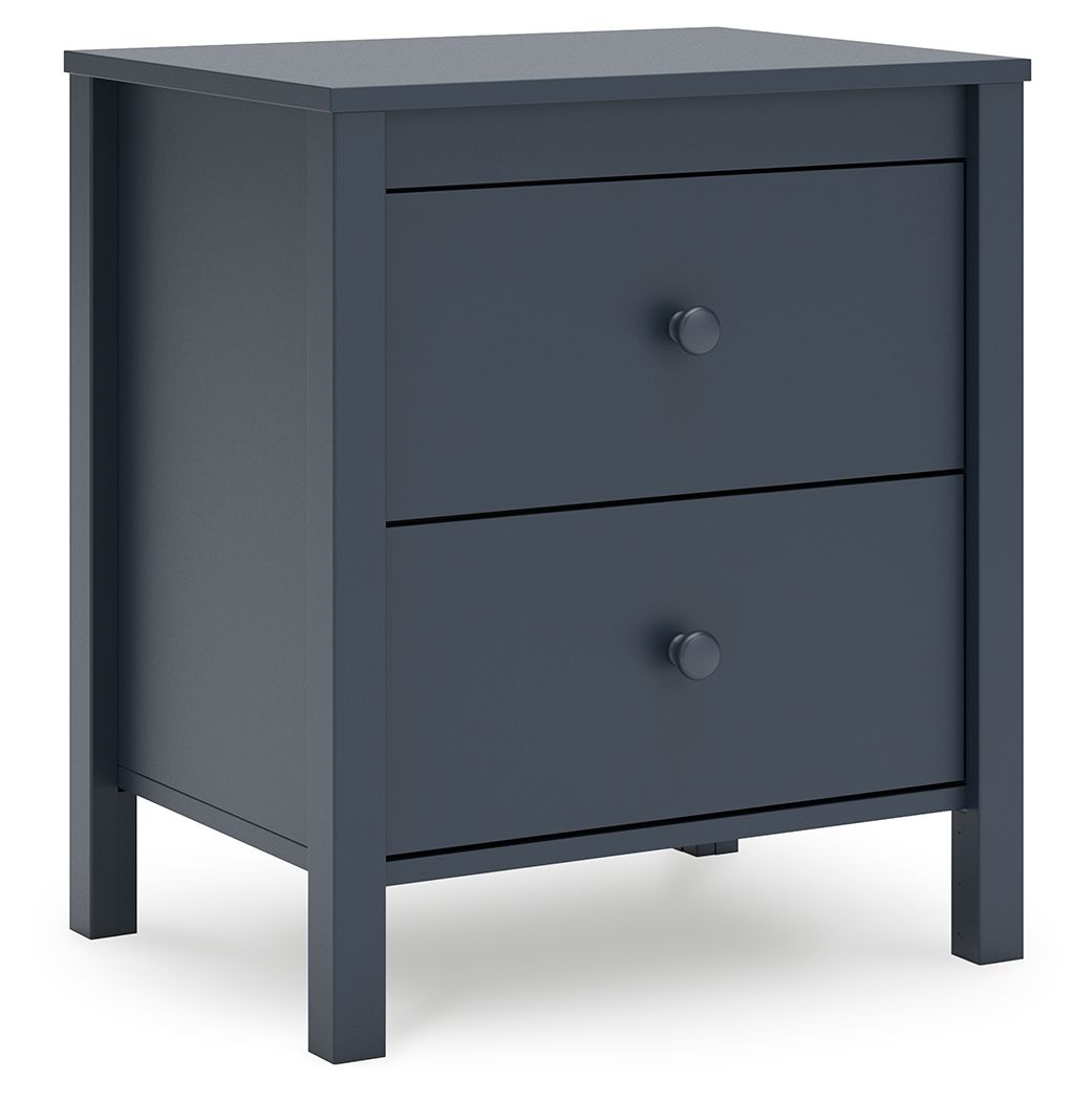 Simmenfort - Navy Blue - Two Drawer Night Stand by Signature Design by Ashley® | Bel Furniture