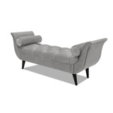 Alma - Tufted Flared Arm Entryway Bench