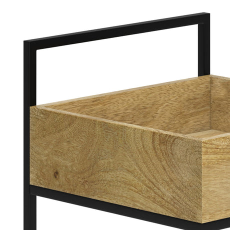 Hobbs - Bar Cart - Natural by Simpli-Home | Bel Furniture