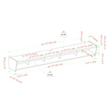 Modern Wall-Mounted Floating TV Stand by Walker Edison | Bel Furniture