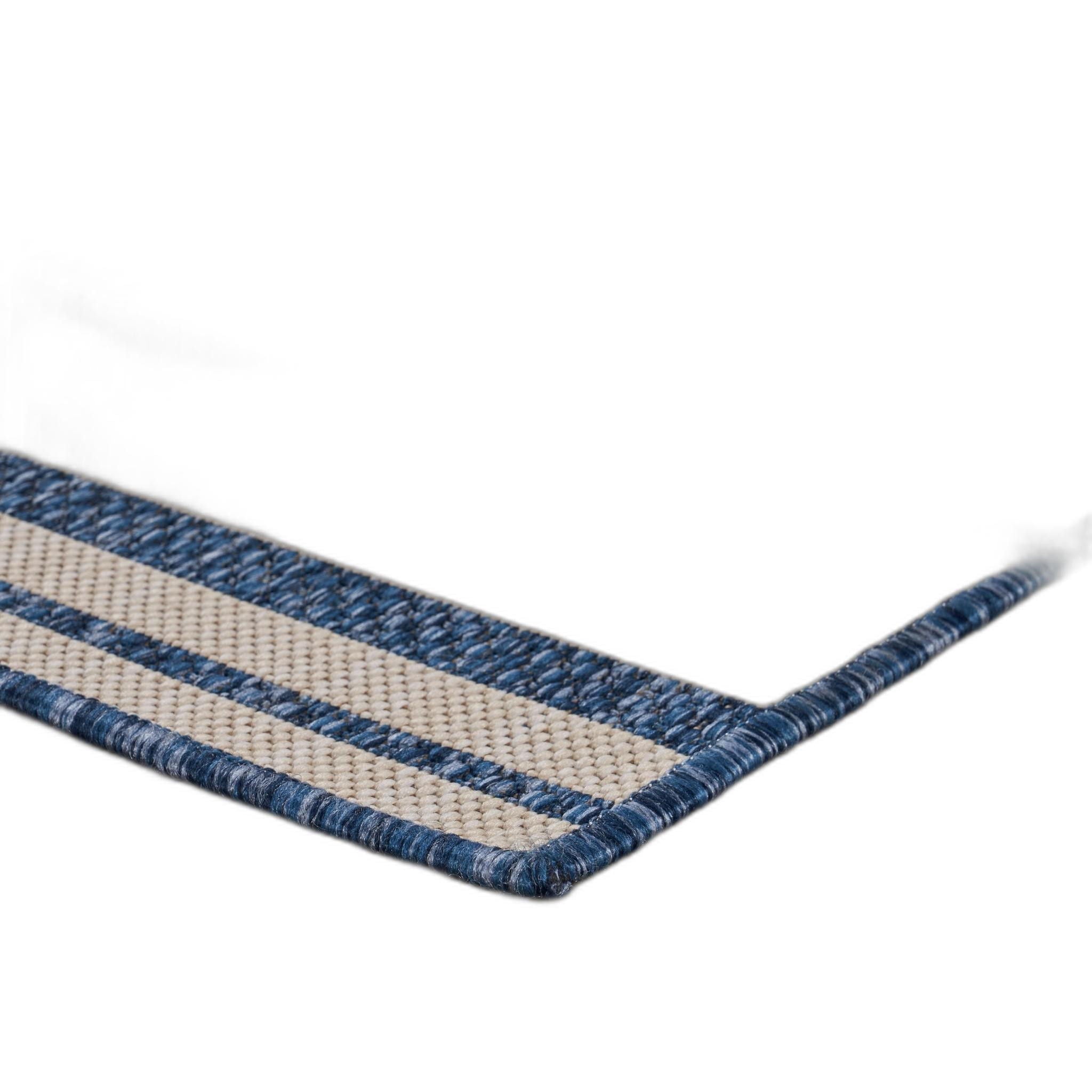 2' X 3' Indoor & Outdoor Area Rug - Gray / Blue